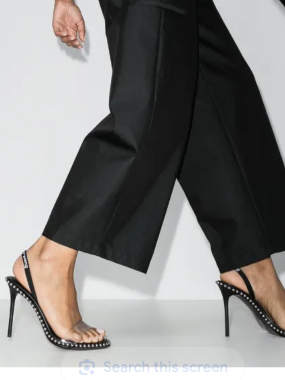 Alexander Wang Silver Studded Nova Slingback Stiletto Sandals
EU 37
